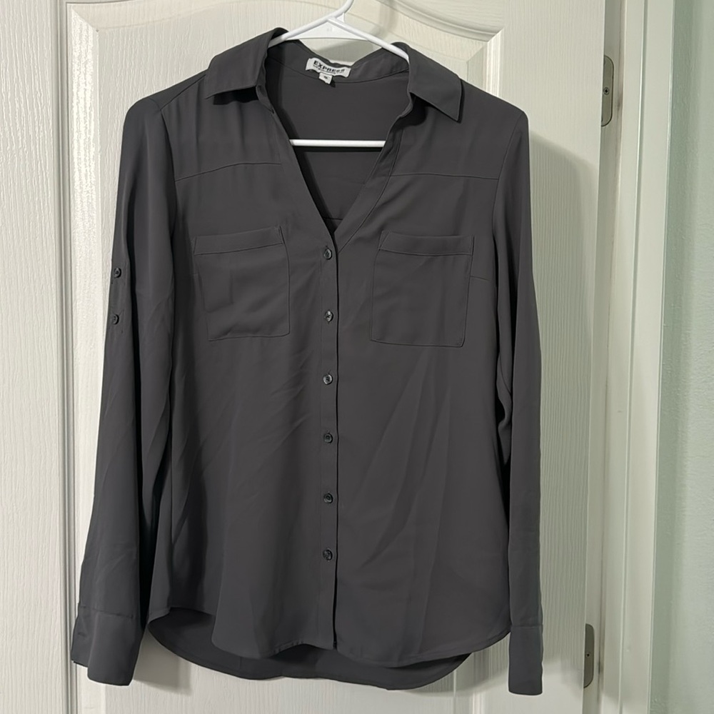 Express grey portofino shirt. Size XS.